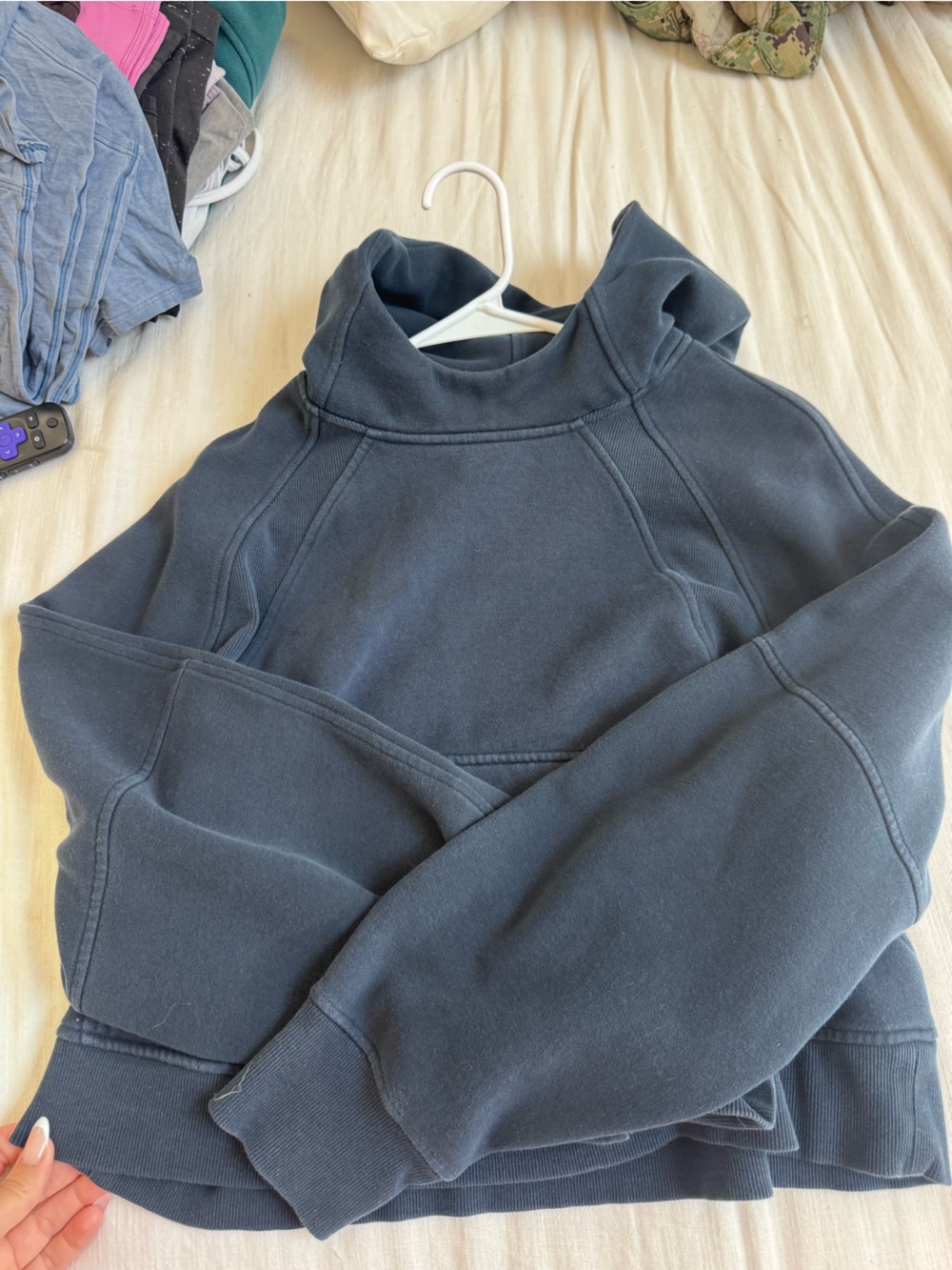 Lululemon Scuba Oversized Full-Zip Hoodie Navy Blue M/L